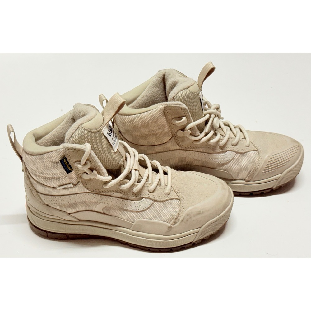 Vans UltraRange EXO Hi MTE-2 Tan Suede Waterproof Winter Boots Mens 5 Womens 6.5